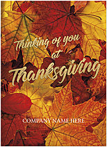 Select a verse or write your own. Vibrant Leaves Name Card D1697U-4B